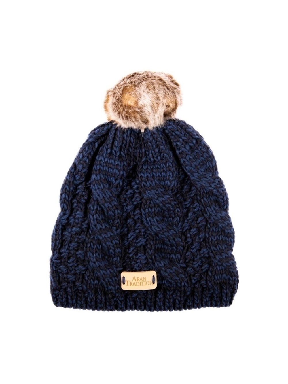 Aran Traditions Cable Tammy Hat. 7-9 Years. NWT.